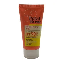 ضد آفتاب پتال رز پوست چرب رنگ بژ طبیعی PETAL ROSE