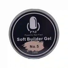 soft-builder-gel-pnf05 بیلدر ژل پی ان اف سافت PNF SOFT 15ML شماره پنج