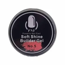 soft-shine-builder-gel-05 بیلدر ژل شاین دار پی ان اف PNF 15ML شماره 5